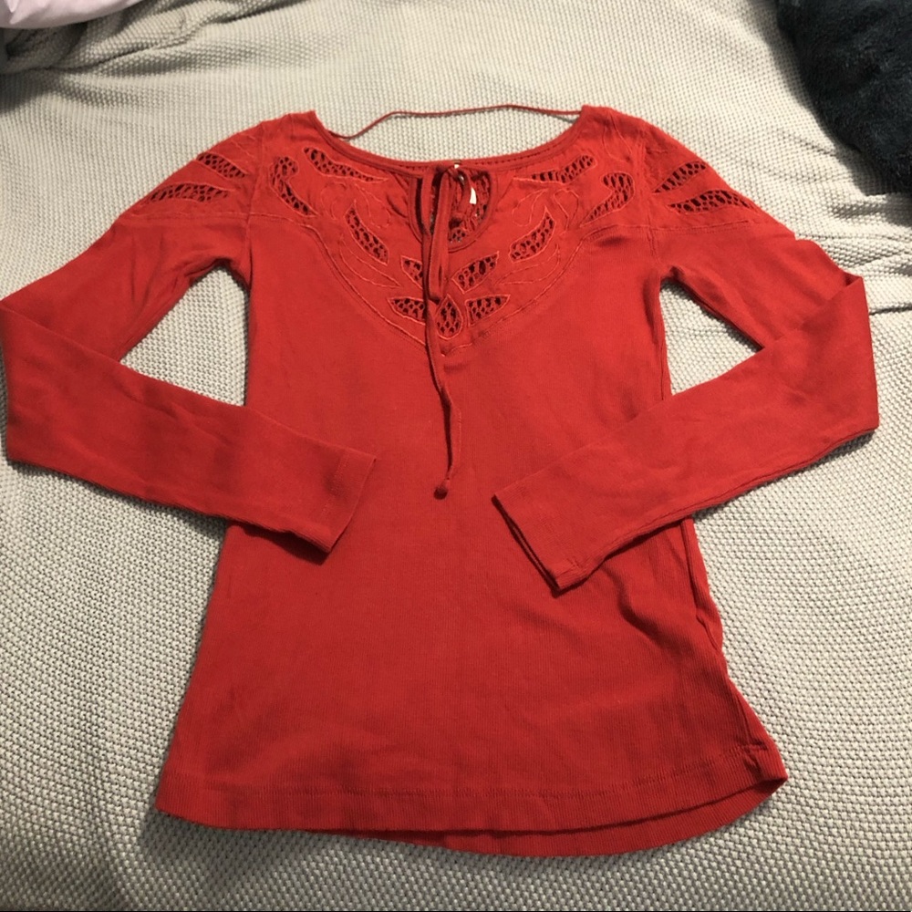 Free People long sleeve shirt size Small